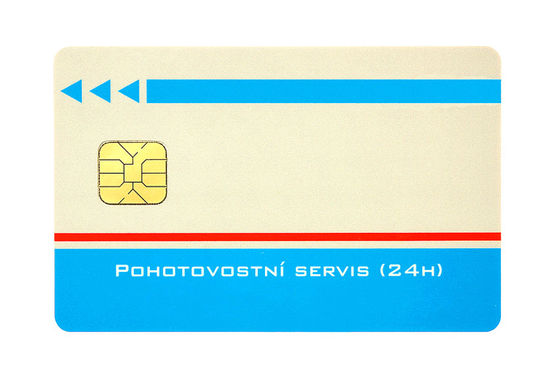 Contato Smart SLE4428 IC Chip Card do PVC de 85.6*54 milímetro